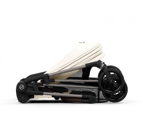 Cybex Melio Carbon New Cotton White Прогулочная Коляска