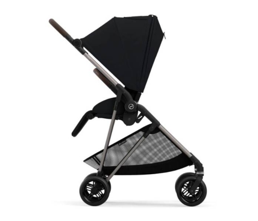 Cybex Melio Carbon New Moon Black Pastaigu rati