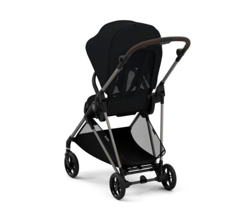 Cybex Melio Carbon New Moon Black Pastaigu rati