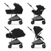 Cybex Melio Carbon New Moon Black Pastaigu rati