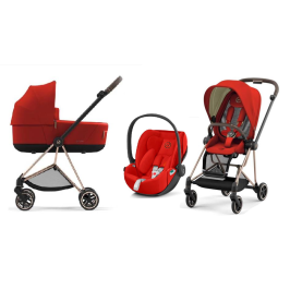 Cybex Mios 3.0 + Cloud Z2 i-Size Autumn Gold + Rose gold frame Детская Коляска 3in1 Cybex Mios 3.0 + Cloud Z2 i-Size Autumn Gold + Rose gold frame Детская Коляска 3in1