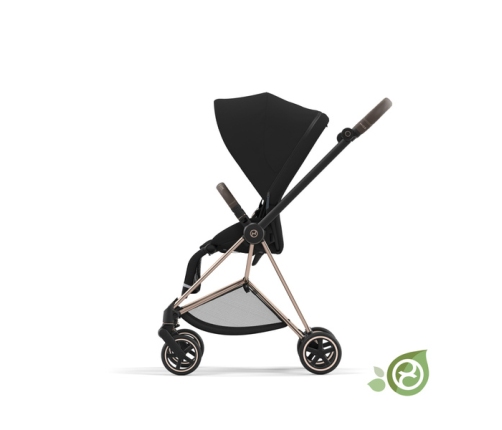 Cybex Mios 3.0 + Cloud Z2 i-Size Eco Onyx Black + Rose gold frame Bērnu Ratiņi 3in1
