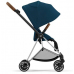 Cybex Mios 3.0 + Cloud Z2 i-Size Mountain Blue + Chrome brown frame Bērnu Ratiņi 3in1