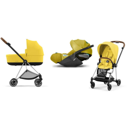 Cybex Mios 3.0 + Cloud Z2 i-Size Mustard Yellow + Chrome brown frame Детская Коляска 3in1 Cybex Mios 3.0 + Cloud Z2 i-Size Mustard Yellow + Chrome brown frame Детская Коляска 3in1