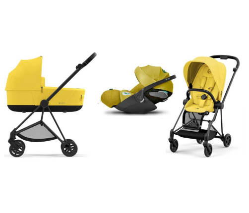 Cybex Mios 3.0 + Cloud Z2 i-Size Mustard Yellow + Matt black frame Детская Коляска 3in1