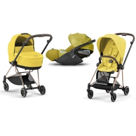 Cybex Mios 3.0 + Cloud Z2 i-Size Mustard Yellow + Rose gold frame Bērnu Ratiņi 3in1 Cybex Mios 3.0 + Cloud Z2 i-Size Mustard Yellow + Rose gold frame Bērnu Ratiņi 3in1