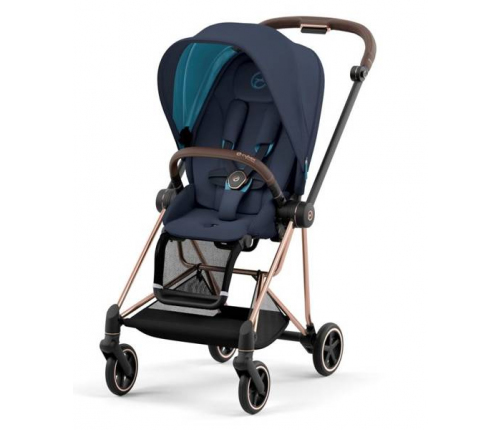 Cybex Mios 3.0 + Cloud Z2 i-Size Nautical Blue + Rose gold frame Детская Коляска 3in1