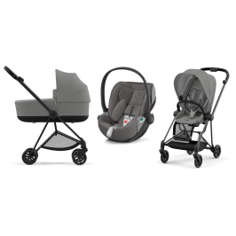 Cybex Mios 3.0 + Cloud Z2 i-Size Soho Grey + Matt black frame Детская Коляска 3in1 Cybex Mios 3.0 + Cloud Z2 i-Size Soho Grey + Matt black frame Детская Коляска 3in1