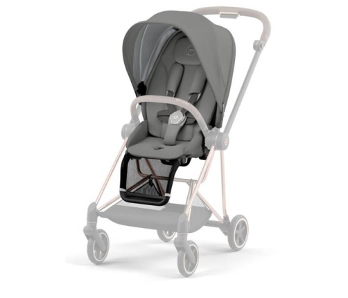 Cybex Mios 3.0 + Cloud Z2 i-Size Soho Grey + Rose gold frame Bērnu Ratiņi 3in1