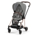 Cybex Mios 3.0 + Cloud Z2 i-Size Soho Grey + Rose gold frame Bērnu Ratiņi 3in1
