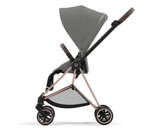Cybex Mios 3.0 + Cloud Z2 i-Size Soho Grey + Rose gold frame Bērnu Ratiņi 3in1