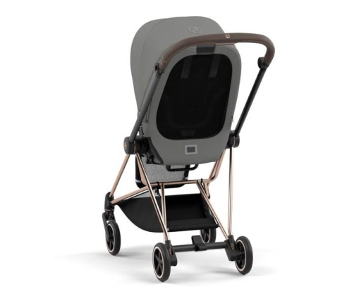 Cybex Mios 3.0 + Cloud Z2 i-Size Soho Grey + Rose gold frame Bērnu Ratiņi 3in1