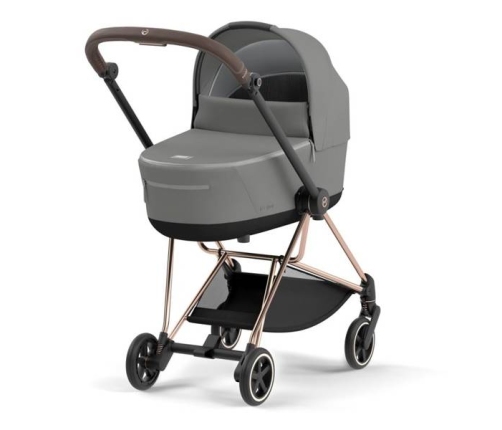 Cybex Mios 3.0 + Cloud Z2 i-Size Soho Grey + Rose gold frame Bērnu Ratiņi 3in1