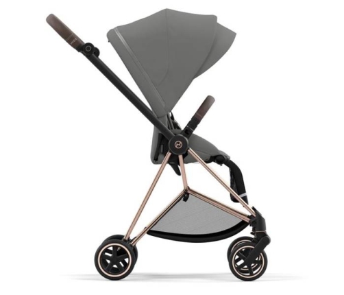 Cybex Mios 3.0 + Cloud Z2 i-Size Soho Grey + Rose gold frame Bērnu Ratiņi 3in1