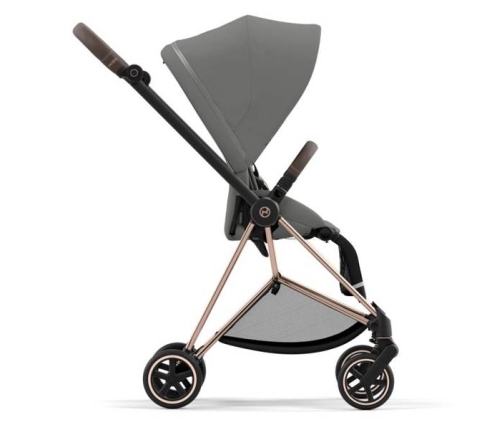 Cybex Mios 3.0 + Cloud Z2 i-Size Soho Grey + Rose gold frame Bērnu Ratiņi 3in1