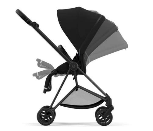 Cybex Mios 3.0 Deep Black + Cloud Z I-Size + Matt Black frame Детская Коляска 4in1