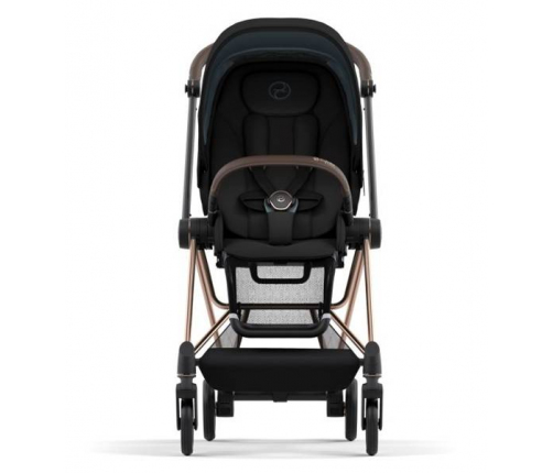 Cybex Mios 3.0 Deep Black Plus + Cloud Z I-Size + Rose gold frame Bērnu Ratiņi 3in1