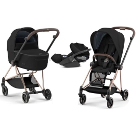 Cybex Mios 3.0 Deep Black Plus + Cloud Z I-Size + Rose gold frame Bērnu Ratiņi 3in1 Cybex Mios 3.0 Deep Black Plus + Cloud Z I-Size + Rose gold frame Bērnu Ratiņi 3in1
