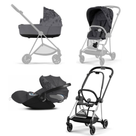 Cybex Mios 3.0 Dream Grey Simply Flowers + Cloud Z I-Size + Chrome Black frame Bērnu Ratiņi 3in1 Cybex Mios 3.0 Dream Grey Simply Flowers + Cloud Z I-Size + Chrome Black frame Bērnu Ratiņi 3in1