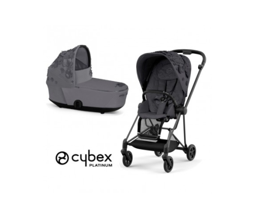 Cybex Mios 3.0 Dream Grey Simply Flowers Pastaigu Bloks