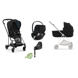 Cybex Mios 3.0 Eco Onyx Black + Cloud Z2 I-Size + Matt Black frame Детская Коляска 4in1 Cybex Mios 3.0 Eco Onyx Black + Cloud Z2 I-Size + Matt Black frame Детская Коляска 4in1
