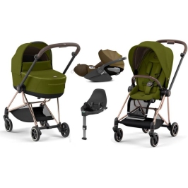 Cybex Mios 3.0 Khaki Green + Cloud Z I-Size + Rose gold frame Детская Коляска 4in1 Cybex Mios 3.0 Khaki Green + Cloud Z I-Size + Rose gold frame Детская Коляска 4in1