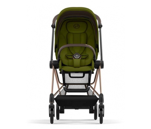 Cybex Mios 3.0 Khaki Green Plus + Cloud Z I-Size + Rose gold frame Bērnu Ratiņi 3in1