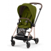 Cybex Mios 3.0 Khaki Green Plus + Cloud Z I-Size + Rose gold frame Bērnu Ratiņi 3in1