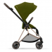 Cybex Mios 3.0 Khaki Green Plus + Cloud Z I-Size + Rose gold frame Bērnu Ratiņi 3in1