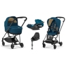 Cybex Mios 3.0 Mountain Blue + Cloud Z I-Size + Matt Black frame Bērnu Ratiņi 4in1