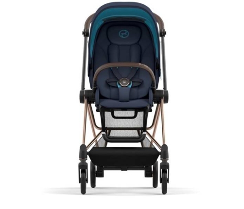 Cybex Mios 3.0 Nautical Blue Plus + Cloud Z I-Size + Rose gold frame Bērnu Ratiņi 3in1