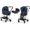 Cybex Mios 3.0 Nautical Blue Plus + Cloud Z i-Size + Rose gold frame Детская Коляска 3in1