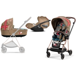 Cybex Mios 3.0 One Love + Cloud Z i-Size + Rose gold frame Детская Коляска 3in1 Cybex Mios 3.0 One Love + Cloud Z i-Size + Rose gold frame Детская Коляска 3in1