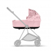 Cybex Mios 3.0 Pale Blush Simply Flowers + Cloud Z I-Size + Chrome Black frame Bērnu Ratiņi 3in1