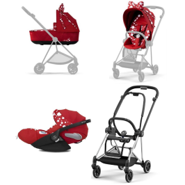 Cybex Mios 3.0 Petticoat + Cloud Z i-Size + Chrome Black frame Bērnu Ratiņi 3in1 Cybex Mios 3.0 Petticoat + Cloud Z i-Size + Chrome Black frame Bērnu Ratiņi 3in1