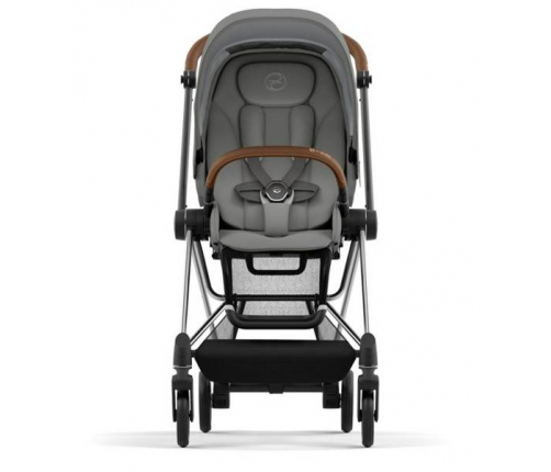 Cybex Mios 3.0 Soho Grey + Cloud Z I-Size + Chrome Brown frame Bērnu Ratiņi 4in1