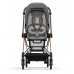 Cybex Mios 3.0 Soho Grey + Cloud Z I-Size + Rose gold frame Bērnu Ratiņi 4in1