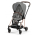 Cybex Mios 3.0 Soho Grey + Cloud Z I-Size + Rose gold frame Bērnu Ratiņi 4in1