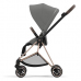 Cybex Mios 3.0 Soho Grey + Cloud Z I-Size + Rose gold frame Bērnu Ratiņi 4in1