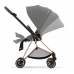 Cybex Mios 3.0 Soho Grey + Cloud Z I-Size + Rose gold frame Bērnu Ratiņi 4in1