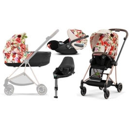 Cybex Mios 3.0 Spring Blossom Light + Cloud Z I-Size + Rose gold frame Bērnu Ratiņi 4in1 Cybex Mios 3.0 Spring Blossom Light + Cloud Z I-Size + Rose gold frame Bērnu Ratiņi 4in1