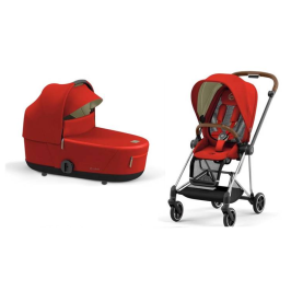 Cybex Mios Autumn Gold + Chrome Brown Frame Bērnu Ratiņi 2in1 Cybex Mios Autumn Gold + Chrome Brown Frame Bērnu Ratiņi 2in1