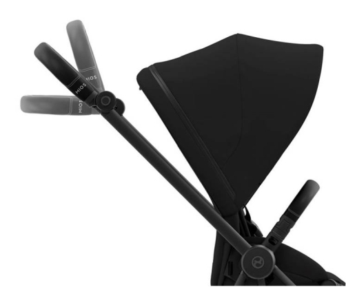 Cybex Mios Deep Black + Matt Black Frame Прогулочная Коляска