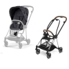 Cybex Mios Dream Grey Simply Flowers + Chrome Brown Frame Прогулочная Коляска