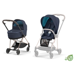 Cybex Mios Eco Dark Navy + Rose gold Frame Bērnu Ratiņi 2in1 Cybex Mios Eco Dark Navy + Rose gold Frame Bērnu Ratiņi 2in1