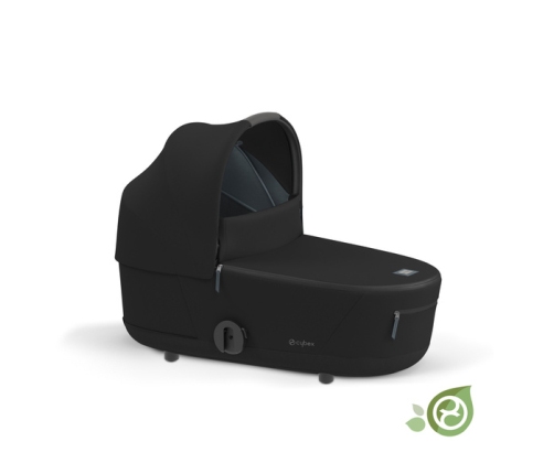 Cybex Mios Eco Onyx Black + Chrome Black Frame Bērnu Ratiņi 2in1