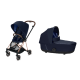 Cybex Mios Indigo Blue + Rose Gold Frame Bērnu Ratiņi 2in1