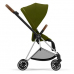 Cybex Mios Khaki Green + Chrome Brown Frame Sporta rati