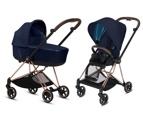 Cybex Mios Midnight Blue Plus Pastaigu Bloks