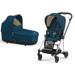 Cybex Mios Mountain Blue + Chrome Black Frame Детская Коляска 2in1 Cybex Mios Mountain Blue + Chrome Black Frame Детская Коляска 2in1